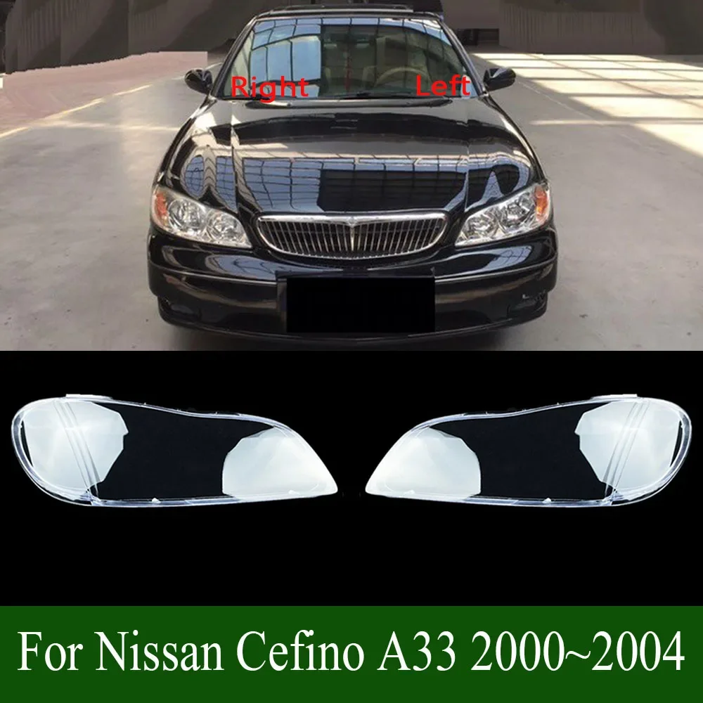 For Nissan Cefino A33 2000~2004 Headlight Cover Headlamp Lamp Shell Lampshade Transparent Shade Replace Original Lens Plexiglass
For Nissan Cefino A33 2000~2004 Headlight Cover Headlamp Lamp Shell Lampshade Transparent Shade Replace Original Lens Plexiglass
