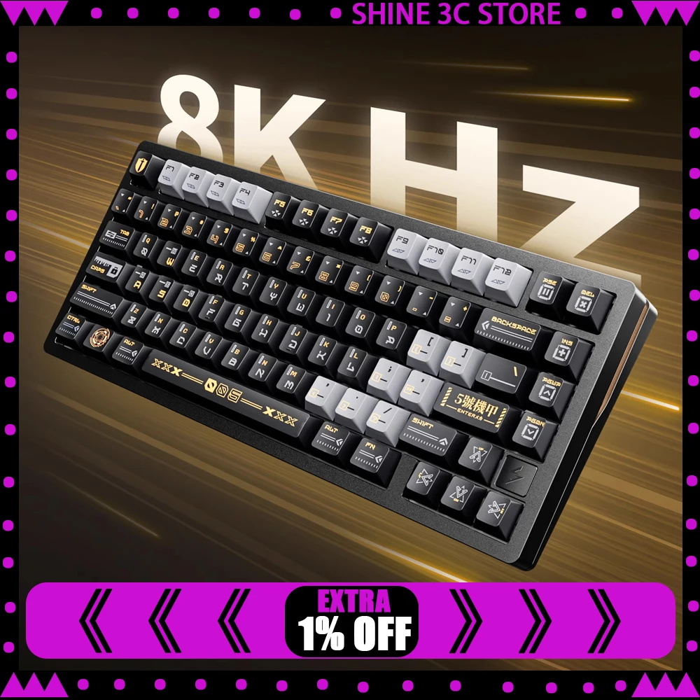 VGN Flash Magnetic Switch Keyboard Wired Mechanical Keyboard 8000Hz 0.001mmRT Gaming Keyboard PC Accessories FPS Gamer Gifts
VGN Flash Magnetic Switch Keyboard Wired Mechanical Keyboard 8000Hz 0.001mmRT Gaming Keyboard PC Accessories FPS Gamer Gifts