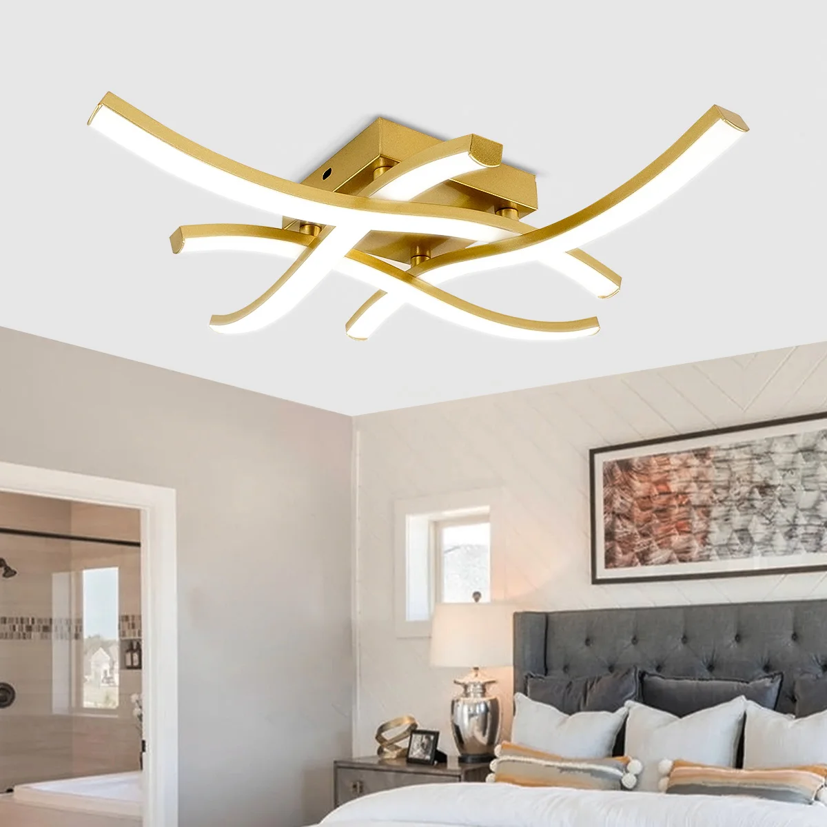 Modern Embedded Ceiling Chandelier, LED Tri Color Light, Ceiling Light for Living Room, Dining Room, Bedroom, Corridor Lighting
Modern Embedded Ceiling Chandelier, LED Tri Color Light, Ceiling Light for Living Room, Dining Room, Bedroom, Corridor Lighting