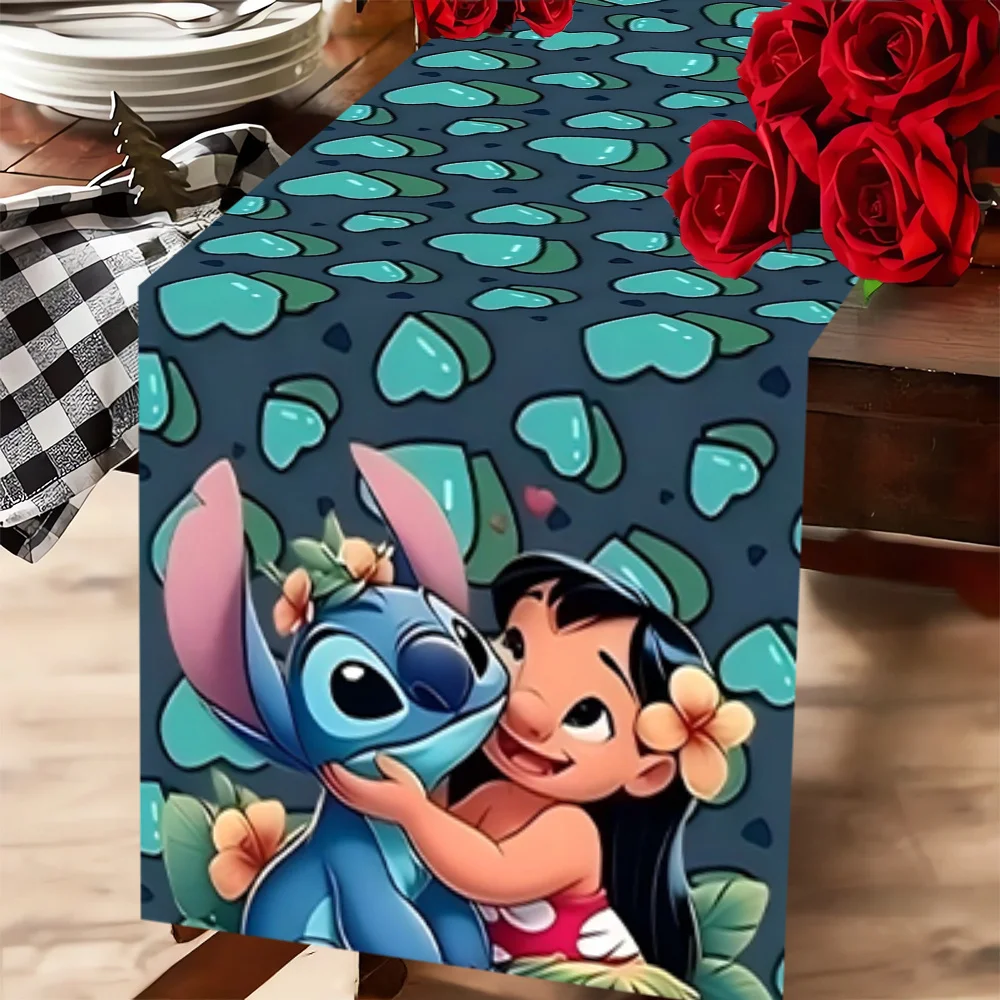 1 Piece Disney Stitch and Lilo Plaid Pattern Table Runner, Suitable for Indoor/Outdoor Dining, Weddings, Parties
1 Piece Disney Stitch and Lilo Plaid Pattern Table Runner, Suitable for Indoor/Outdoor Dining, Weddings, Parties