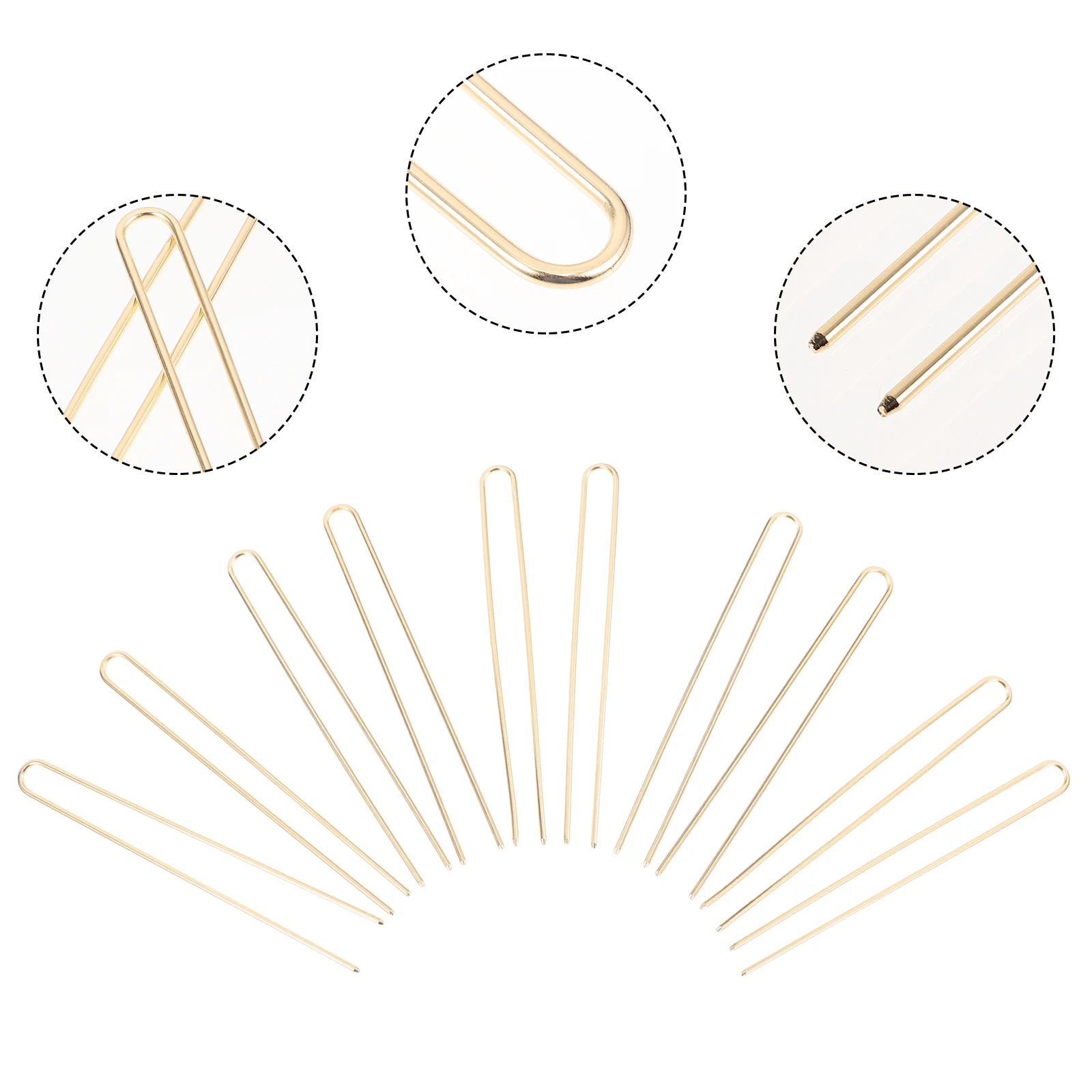 10 Pcs Golden Hairpins U shaped Metal Alloy Women Elegant Hairstyle Accessories Party Festival Travel Daily Use
10 Pcs Golden Hairpins U shaped Metal Alloy Women Elegant Hairstyle Accessories Party Festival Travel Daily Use