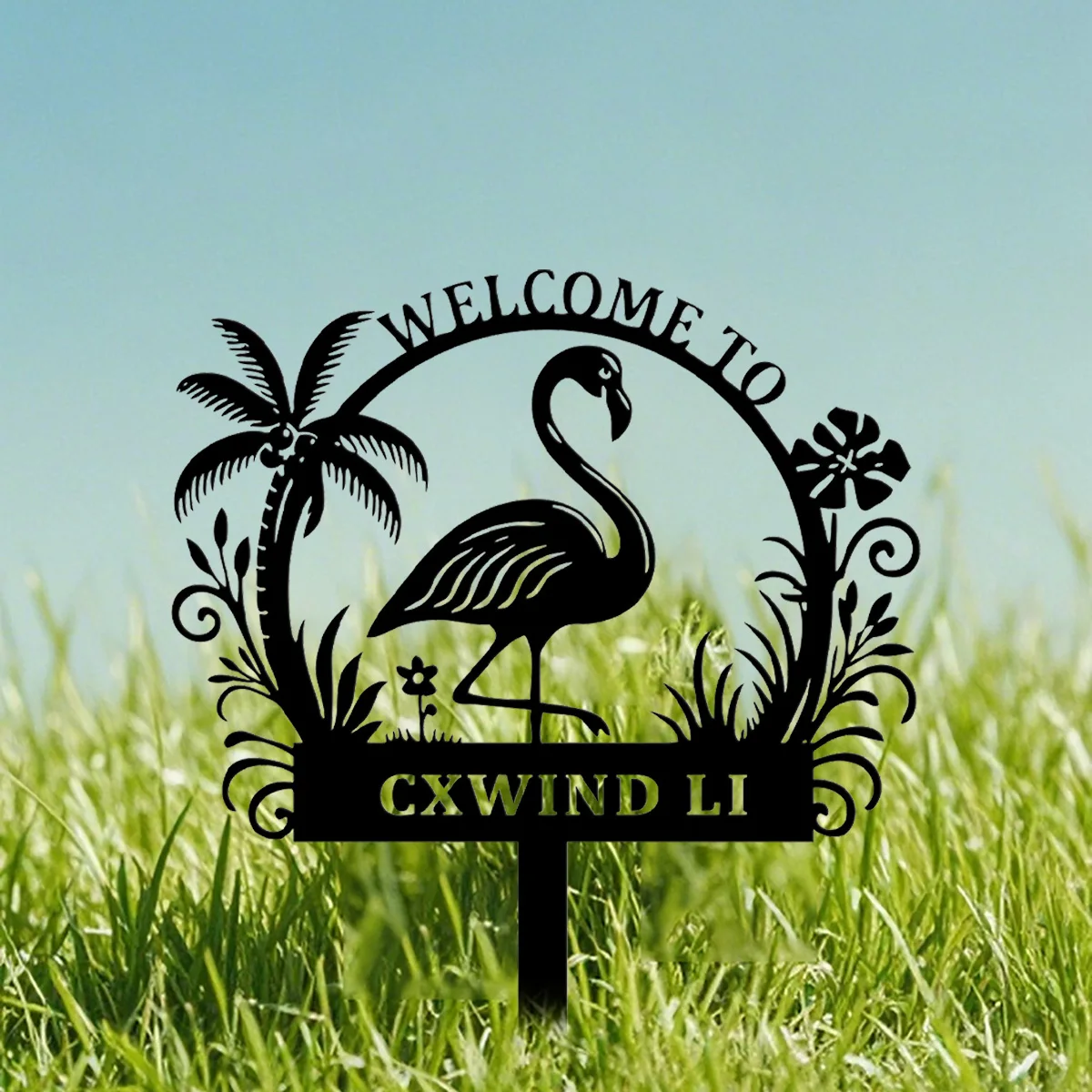 Custom Flamingo Metal Sign, Personalized Flamingo Name Sign, Garden Decoration,Friend's Gift
Custom Flamingo Metal Sign, Personalized Flamingo Name Sign, Garden Decoration,Friend's Gift