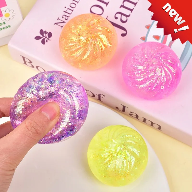 Mini Glitter Dumpling Squishy with Box Dumplings Sensory Squeeze Toy for Stress Relief Random Color
Mini Glitter Dumpling Squishy with Box Dumplings Sensory Squeeze Toy for Stress Relief Random Color