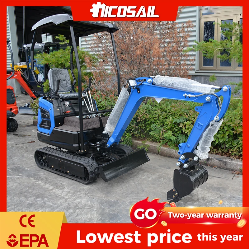 1.2 Ton Mini Excavator 1200kg Small Digging Machine CE EPA Certified Customizable OEM ODM Factory Direct for Farm Municipal
1.2 Ton Mini Excavator 1200kg Small Digging Machine CE EPA Certified Customizable OEM ODM Factory Direct for Farm Municipal