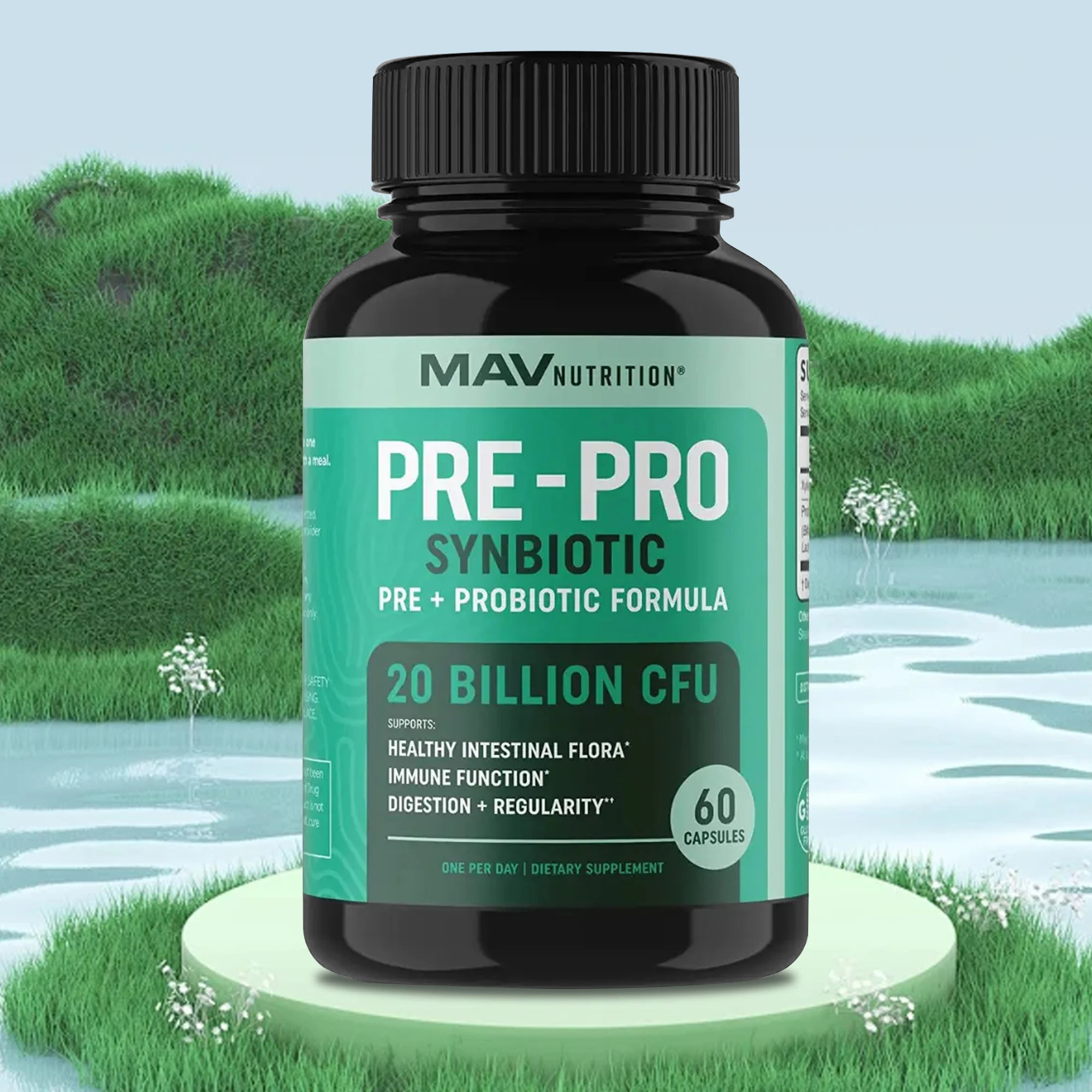 Probiotic & Prebiotic Synbiotic - Reduce Bloating, Improves Digestion and Gut Health, Maintain Bowel Regularity, Boosts Immunity
Probiotic & Prebiotic Synbiotic - Reduce Bloating, Improves Digestion and Gut Health, Maintain Bowel Regularity, Boosts Immunity