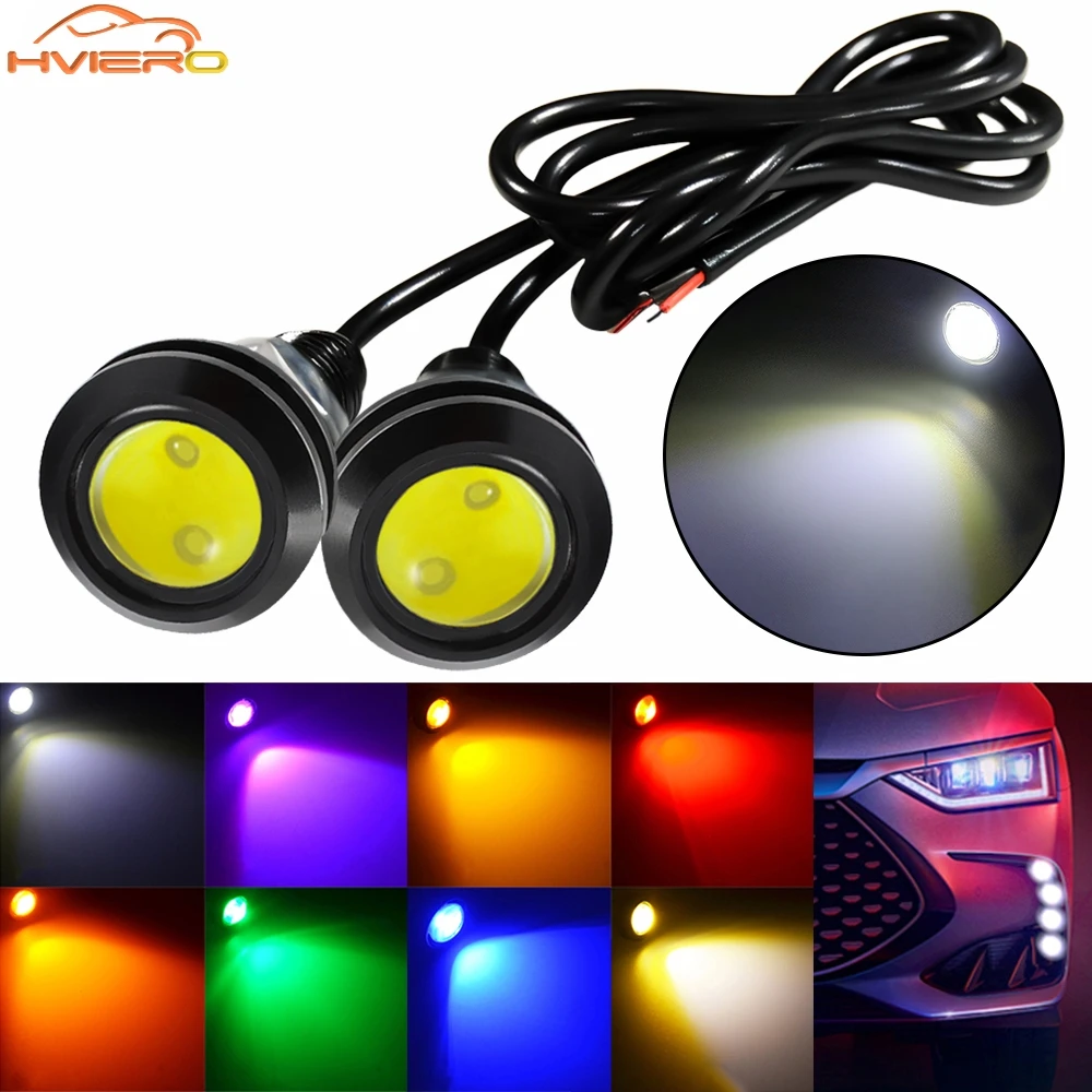 2X Auto Car Led Daytime Running Light DRL 18mm Day Eagle Eye Lamp Backup Reversing Parking Signal Waterproof Headlight Fog Bulbs
2X Auto Car Led Daytime Running Light DRL 18mm Day Eagle Eye Lamp Backup Reversing Parking Signal Waterproof Headlight Fog Bulbs