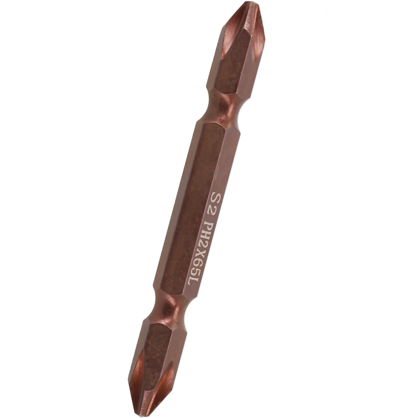 Versatile Magnetic Electric Screwdriver Bit (PH2) with Copper colored Chrome Vanadium Alloy Steel Construction
Versatile Magnetic Electric Screwdriver Bit (PH2) with Copper colored Chrome Vanadium Alloy Steel Construction