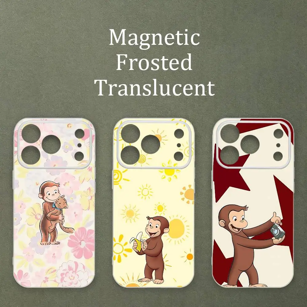 C-Curious G-George Matte Frosted Semi-transparent Magnetic TPU Case For iPhone 17 11 13 14 15 16 12 Pro Max
C-Curious G-George Matte Frosted Semi-transparent Magnetic TPU Case For iPhone 17 11 13 14 15 16 12 Pro Max