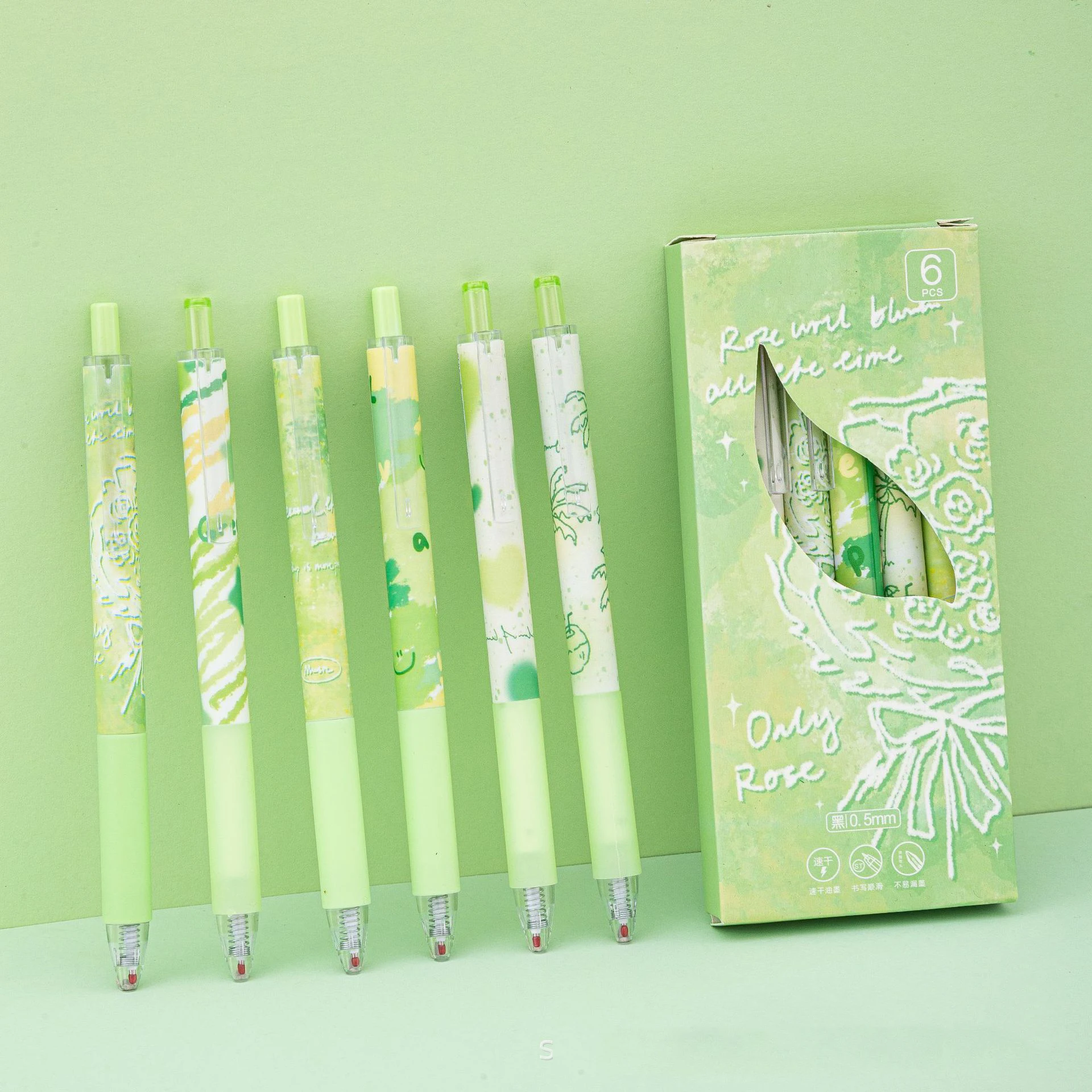 60 pcs/lot Creative Plant Press Gel Pen For Writing Cute 0.5mm Black Ink Pen Gift Stationery Office School Supplies
60 pcs/lot Creative Plant Press Gel Pen For Writing Cute 0.5mm Black Ink Pen Gift Stationery Office School Supplies