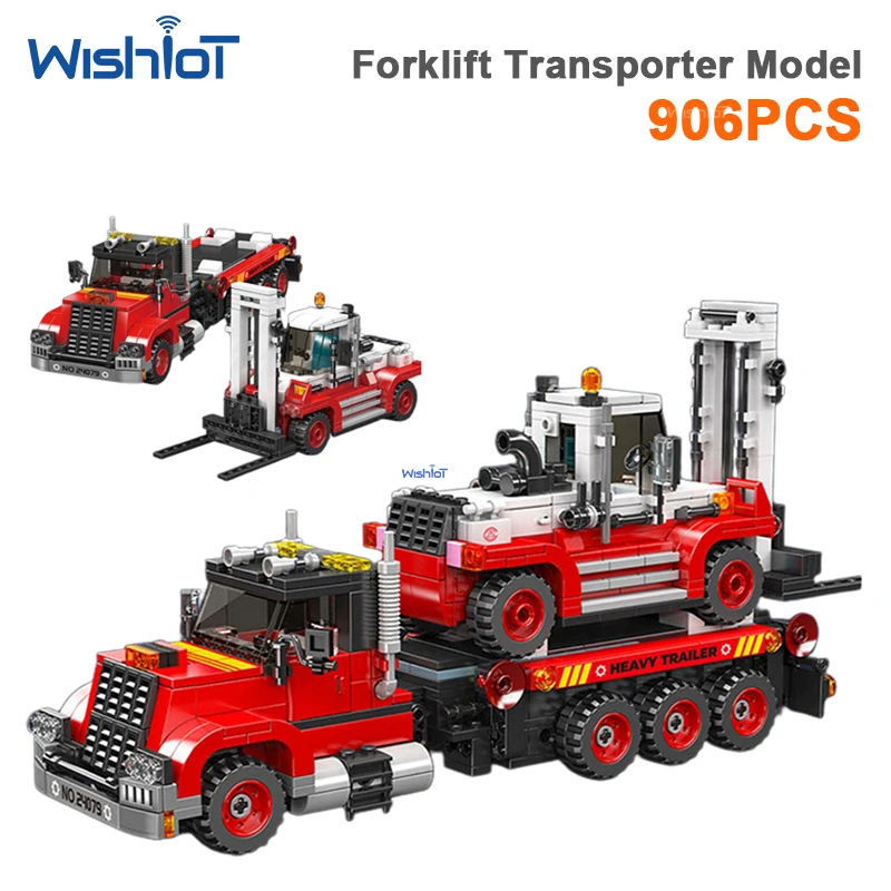24079 Forklift Transporter Model 906pcs Building Block Set Engineering Mechanical Vehicle Construction Assembly Toy Boy Gift
24079 Forklift Transporter Model 906pcs Building Block Set Engineering Mechanical Vehicle Construction Assembly Toy Boy Gift