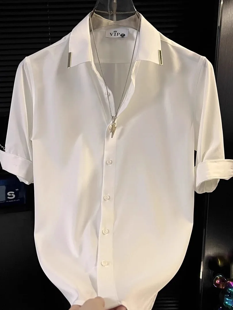 Усовершенствованная мужская повседневная одежда irt Summer 2025 New Sle Pure Color Simple Trendy ort Sve Универсальная модная одежда M
Усовершенствованная мужская повседневная одежда irt Summer 2025 New Sle Pure Color Simple Trendy ort Sve Универсальная модная одежда M