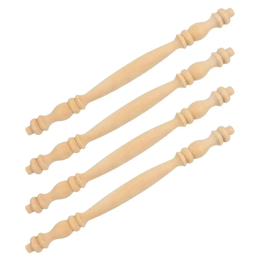 4 Pcs Solid Wood Roman Column Spindles for Cabinet Stair Balusters Decorative Pillars Furniture Repair Wooden Craft Indoor
4 Pcs Solid Wood Roman Column Spindles for Cabinet Stair Balusters Decorative Pillars Furniture Repair Wooden Craft Indoor