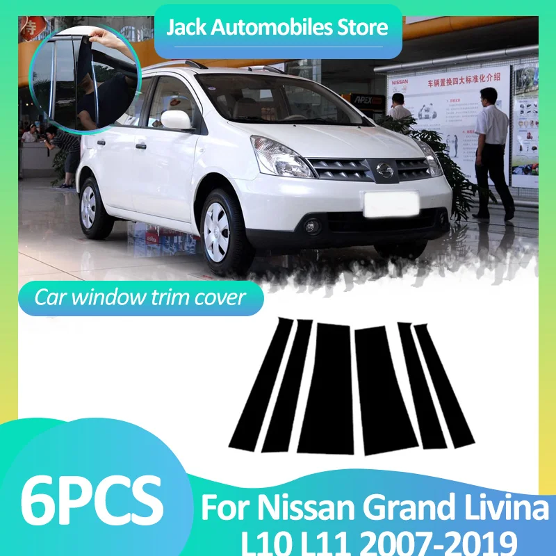 Car Window Cover For Nissan Grand Livina L10 L11 2007~2019 Pillar Posts B C Column Sticker Black Carbon Fiber Silver Accessories
Car Window Cover For Nissan Grand Livina L10 L11 2007~2019 Pillar Posts B C Column Sticker Black Carbon Fiber Silver Accessories
