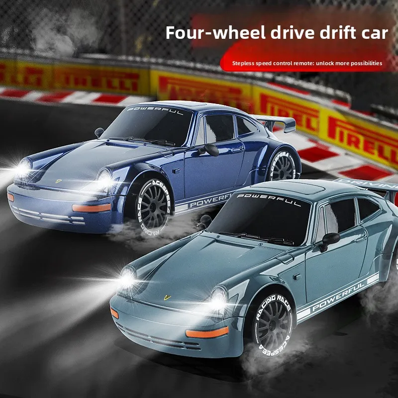 KF27 RC four-wheel drive remote control car, high-speed drifting and tail-sliding stunt racing car with lights, boys' toy
KF27 RC four-wheel drive remote control car, high-speed drifting and tail-sliding stunt racing car with lights, boys' toy
