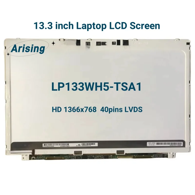 13,3-дюймовый ЖК-экран LP133WH5-TSA1 LP133WH5(TS)(A1) LP133WH5 TSA1 для ноутбука HP Spectre XT Pro13 ЖК-экран 1366x768 LVDS 40 контактов
13,3-дюймовый ЖК-экран LP133WH5-TSA1 LP133WH5(TS)(A1) LP133WH5 TSA1 для ноутбука HP Spectre XT Pro13 ЖК-экран 1366x768 LVDS 40 контактов