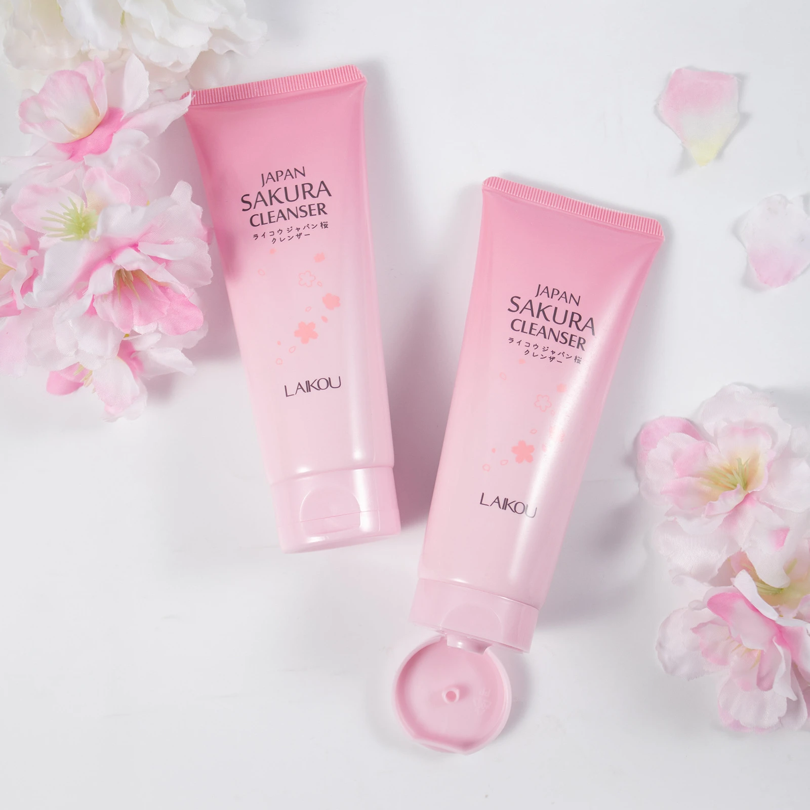 LAIKOU Sakura Facial Cleanser 100g Hydrating Face Wash Foaming Moisturizing Deep Pore Refreshing Daily Skincare for Women Men
LAIKOU Sakura Facial Cleanser 100g Hydrating Face Wash Foaming Moisturizing Deep Pore Refreshing Daily Skincare for Women Men