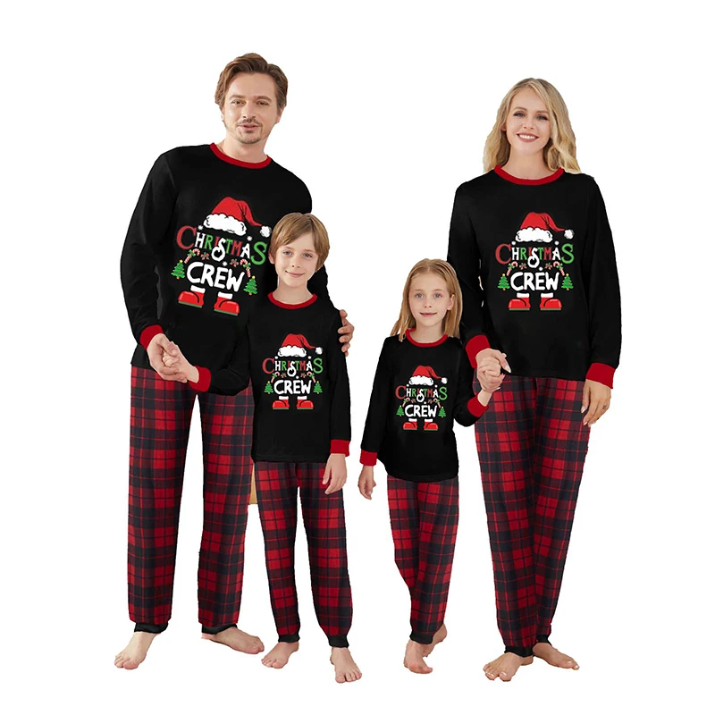 Combhasaki Christmas Family Pajamas Matching Set Santa Claus Print Long Sleeve Tops and Plaid Pants Sleepwear Soft Nightwear
Combhasaki Christmas Family Pajamas Matching Set Santa Claus Print Long Sleeve Tops and Plaid Pants Sleepwear Soft Nightwear