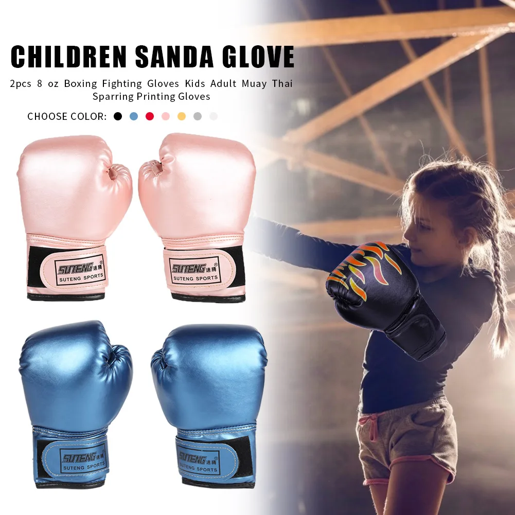 2Pcs Kids Boxing Gloves PU Leather Kickboxing Gloves Breathable Fighting Mitts Taekwondo Mitts for Punching Bag
2Pcs Kids Boxing Gloves PU Leather Kickboxing Gloves Breathable Fighting Mitts Taekwondo Mitts for Punching Bag