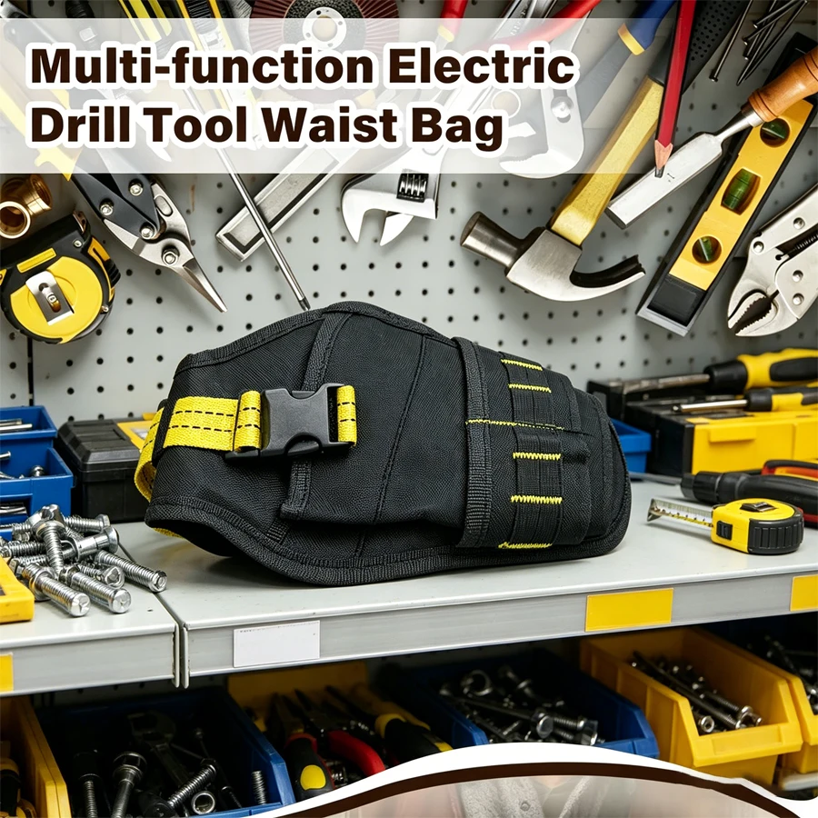 Multi-functional Waterproof Drill Holster Waist Tool Bag Power Tool Holster Cordless Drill Holster For Wrench Hammer Screwdriver
Multi-functional Waterproof Drill Holster Waist Tool Bag Power Tool Holster Cordless Drill Holster For Wrench Hammer Screwdriver