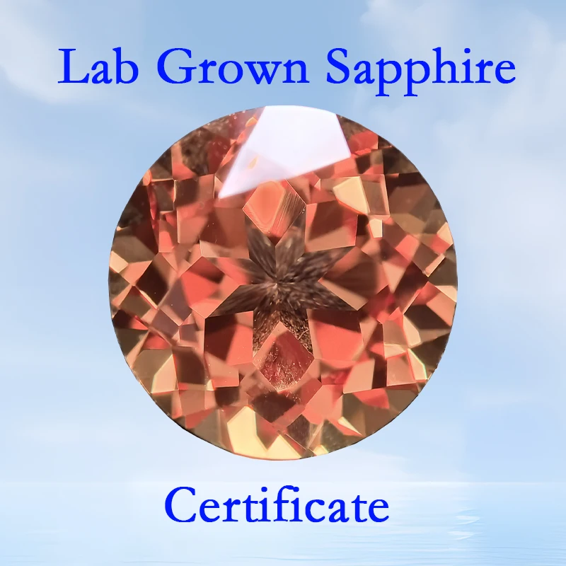 Lab Grown Sapphire Top Quality Orange Color Round Shape Charm Beads for Jewelry Making Rings Pendant Selectable AGL Certificate
Lab Grown Sapphire Top Quality Orange Color Round Shape Charm Beads for Jewelry Making Rings Pendant Selectable AGL Certificate