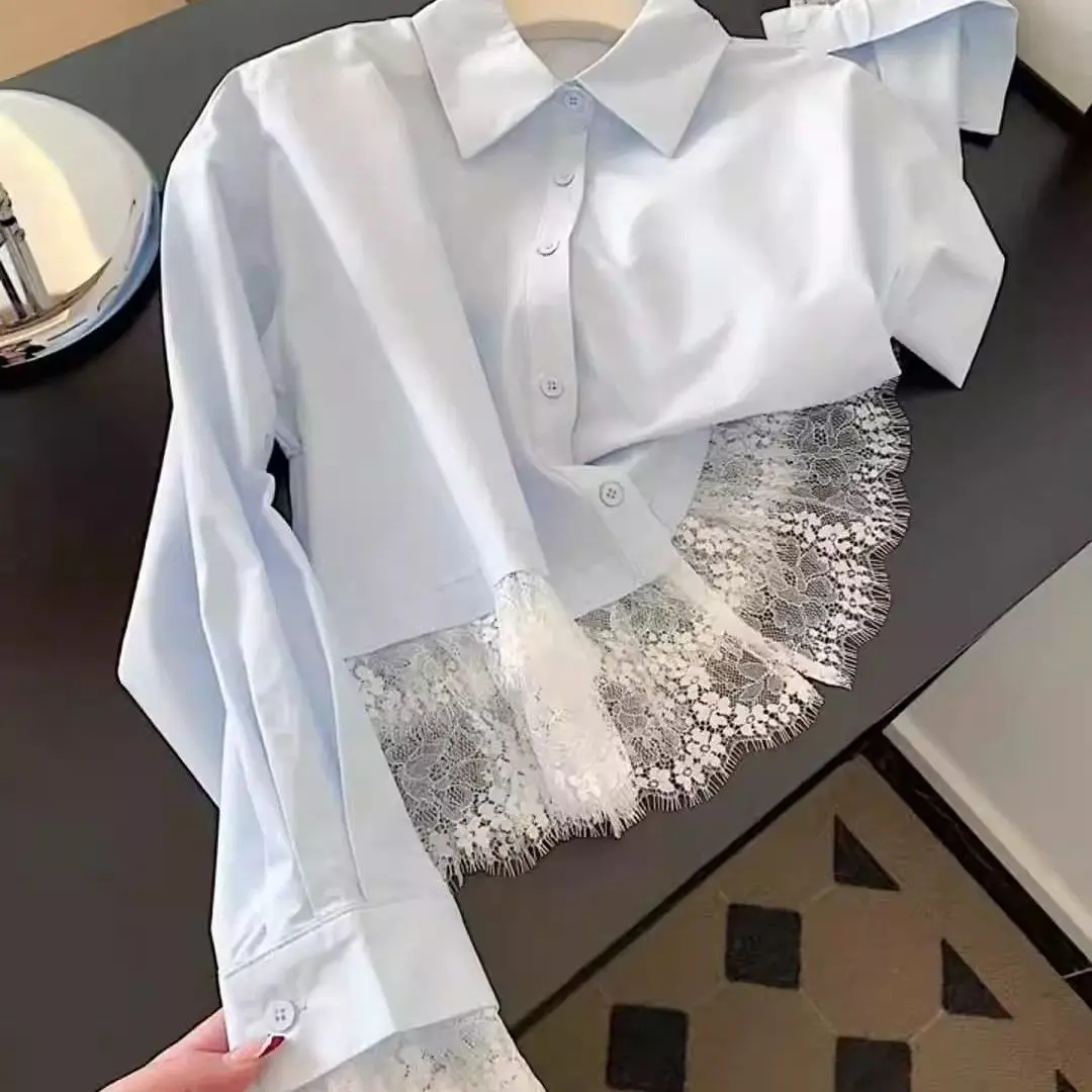 2026 Blusas Mujer De Moda Vintage Patchwork Lace Blouses Women's Clothing Loose Loong Sleeve Shirts Fashion Korean Blouse Tops
2026 Blusas Mujer De Moda Vintage Patchwork Lace Blouses Women's Clothing Loose Loong Sleeve Shirts Fashion Korean Blouse Tops