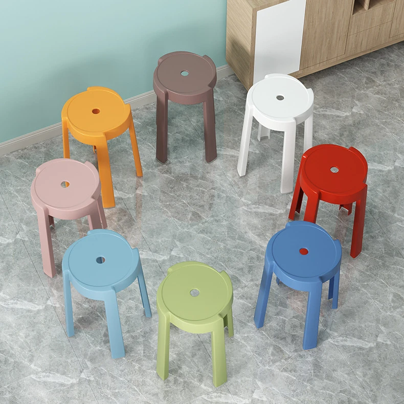 Stool Chair Household Thickened Nordic Simple Plastic Stackable Table Bench Round Stool Living Room Shoe Replacement High stool
Stool Chair Household Thickened Nordic Simple Plastic Stackable Table Bench Round Stool Living Room Shoe Replacement High stool
