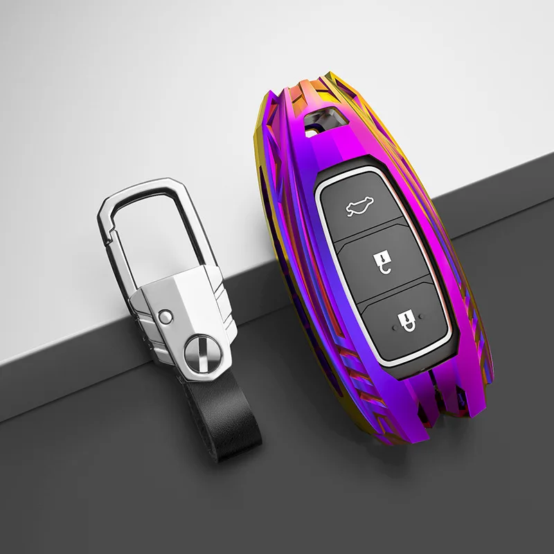Premium Zinc Alloy Key Cover Case for Hyundai Fista/Sonata/Mistra/Langdong/IX35 - Chromatic Armor Protective Shell Key Bag Chain
Premium Zinc Alloy Key Cover Case for Hyundai Fista/Sonata/Mistra/Langdong/IX35 - Chromatic Armor Protective Shell Key Bag Chain