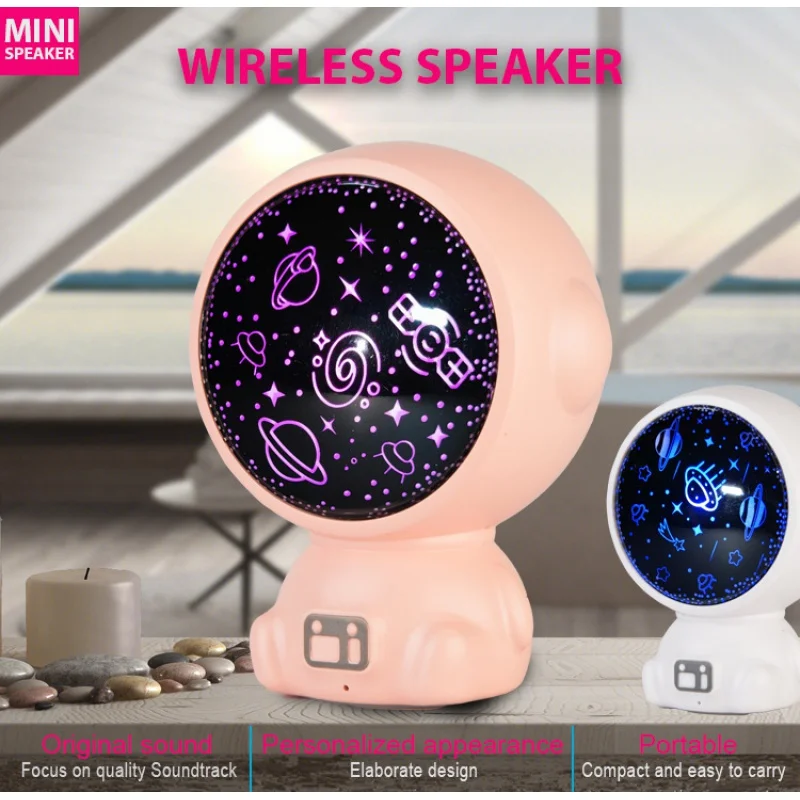 New Spaceman Bluetooth Speaker Mini-Portable Small Gift Wireless High Sound Quality Bluetooth Speaker in Stock
New Spaceman Bluetooth Speaker Mini-Portable Small Gift Wireless High Sound Quality Bluetooth Speaker in Stock