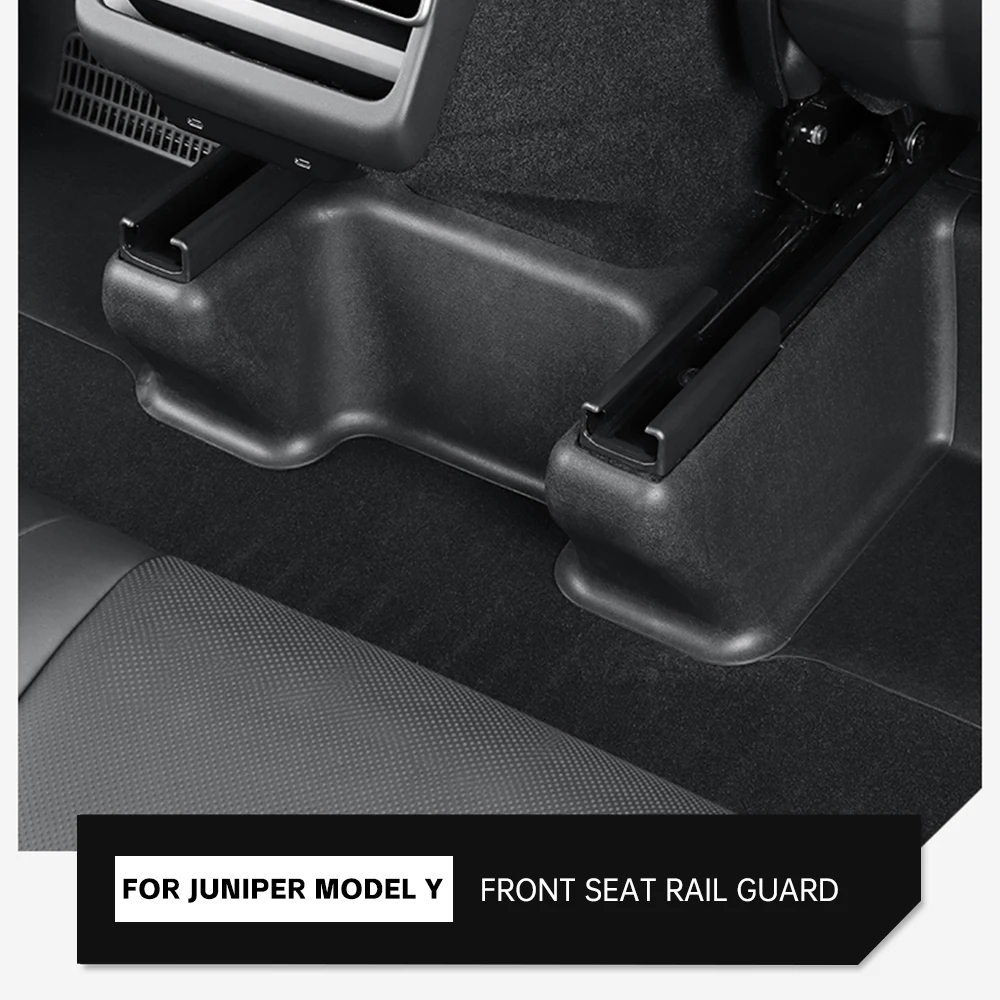 Front Seat Guide Rail Protector Under Seat Floor Mats for Tesla Model Y Juniper TPE Track Rail Trim Cover Underlay Protector
Front Seat Guide Rail Protector Under Seat Floor Mats for Tesla Model Y Juniper TPE Track Rail Trim Cover Underlay Protector