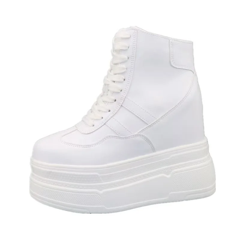 2026 New 12CM Platform Wedge Hidden Heel Women Casual Shoes Chunky Sneakers Microfiber Leather Female Shoes Spring Autumn
2026 New 12CM Platform Wedge Hidden Heel Women Casual Shoes Chunky Sneakers Microfiber Leather Female Shoes Spring Autumn