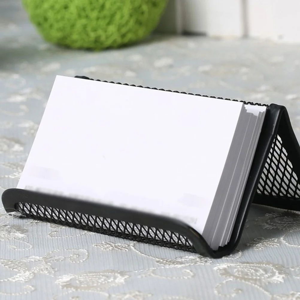 6 Pcs Desktop Business Card Holder Cell Phone Name Stand Cards Metal Organizer for Iron Mesh
6 Pcs Desktop Business Card Holder Cell Phone Name Stand Cards Metal Organizer for Iron Mesh