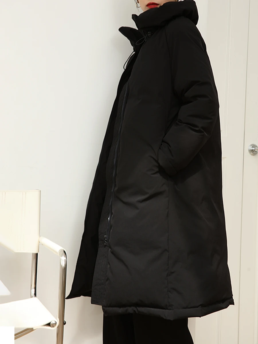 Женская зимняя новая утепленная хлопковая куртка средней длины с воротником-стойкой на молнии, длинный рукав
Женская зимняя новая утепленная хлопковая куртка средней длины с воротником-стойкой на молнии, длинный рукав