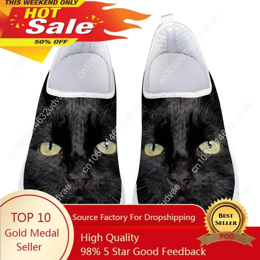 Shoes For Women 2023 Cute Black Cat 3D Printed Slip On Flats Sneakers Spring/Autumn Breathable Ladies Shoes Non-slip Soft Shoe
Shoes For Women 2023 Cute Black Cat 3D Printed Slip On Flats Sneakers Spring/Autumn Breathable Ladies Shoes Non-slip Soft Shoe
