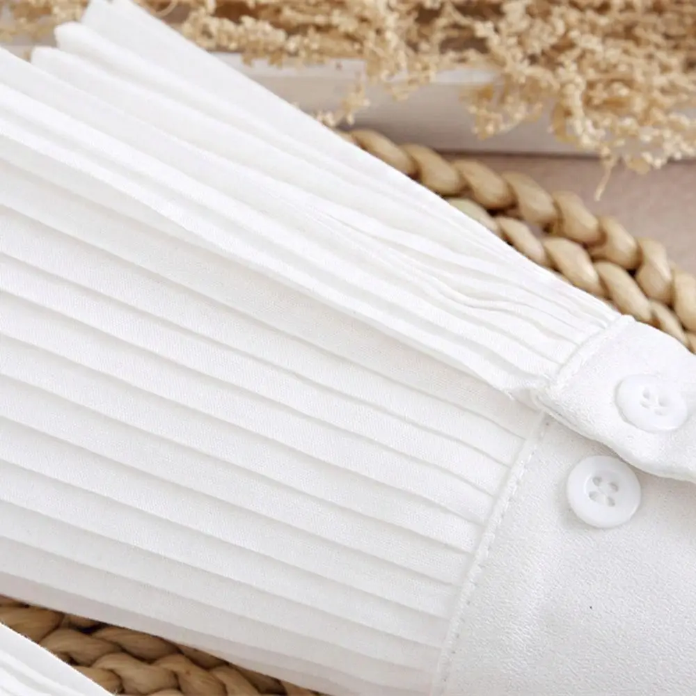 Sweet Ruffles Pleated Fake Sleeves Chiffon Detachable Cuffs Fake Cuffs Lolita Ruched Hand Wrist Cuffs Sweater Decorative
Sweet Ruffles Pleated Fake Sleeves Chiffon Detachable Cuffs Fake Cuffs Lolita Ruched Hand Wrist Cuffs Sweater Decorative