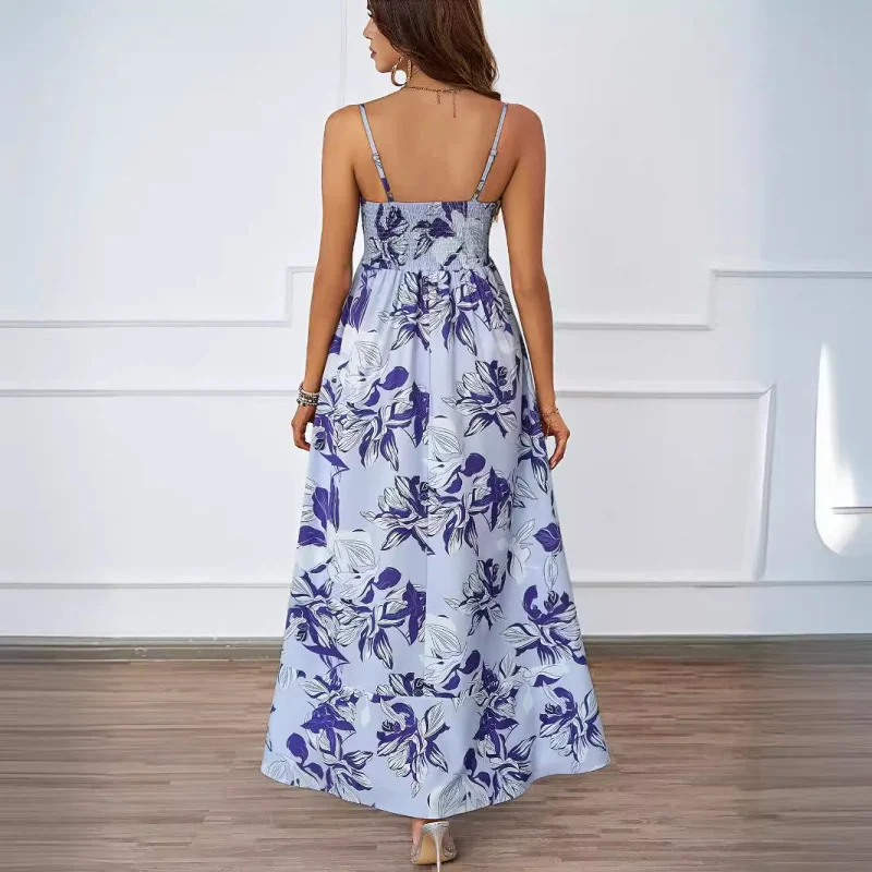 HMR-2024Summer Floral Print Backless Sexy Suspenders High WaistAWomen's Line Skirt Dress
HMR-2024Summer Floral Print Backless Sexy Suspenders High WaistAWomen's Line Skirt Dress
