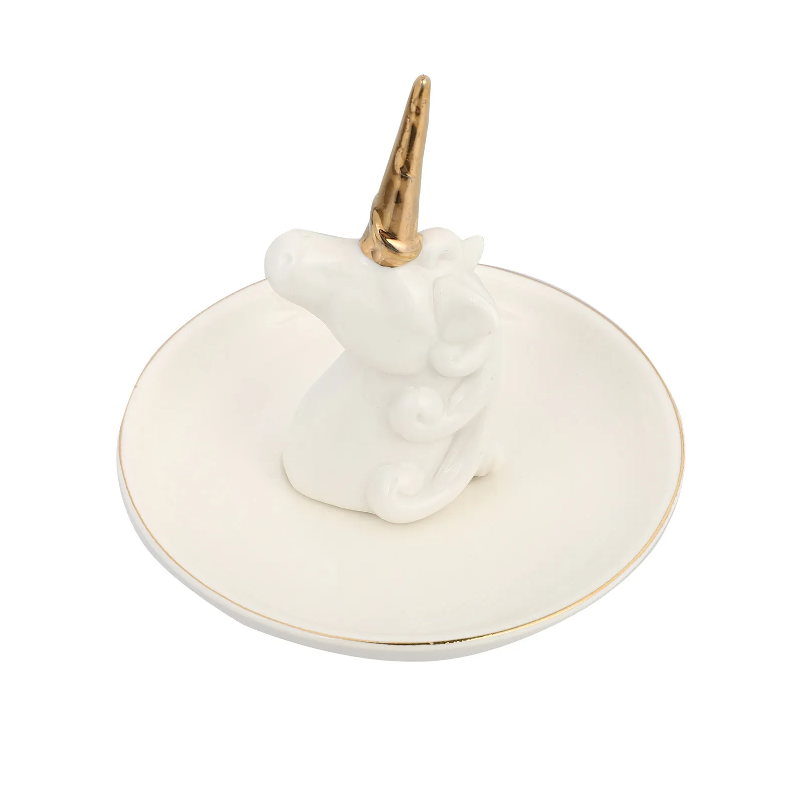 1Pcs Ceramic Jewelry Storage Tray Unicorn Design Ring Display Stand for Home Store Wedding Decoration Jewelry Rack
1Pcs Ceramic Jewelry Storage Tray Unicorn Design Ring Display Stand for Home Store Wedding Decoration Jewelry Rack