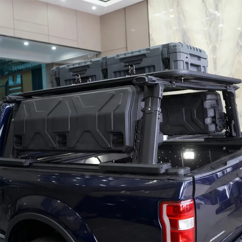 Trunk Mount Aluminum Alloy Truck Bed Rack Retractable Heavy-Duty 100kg+ Load Capacity For RAM 1500 Roof Ladder
Trunk Mount Aluminum Alloy Truck Bed Rack Retractable Heavy-Duty 100kg+ Load Capacity For RAM 1500 Roof Ladder