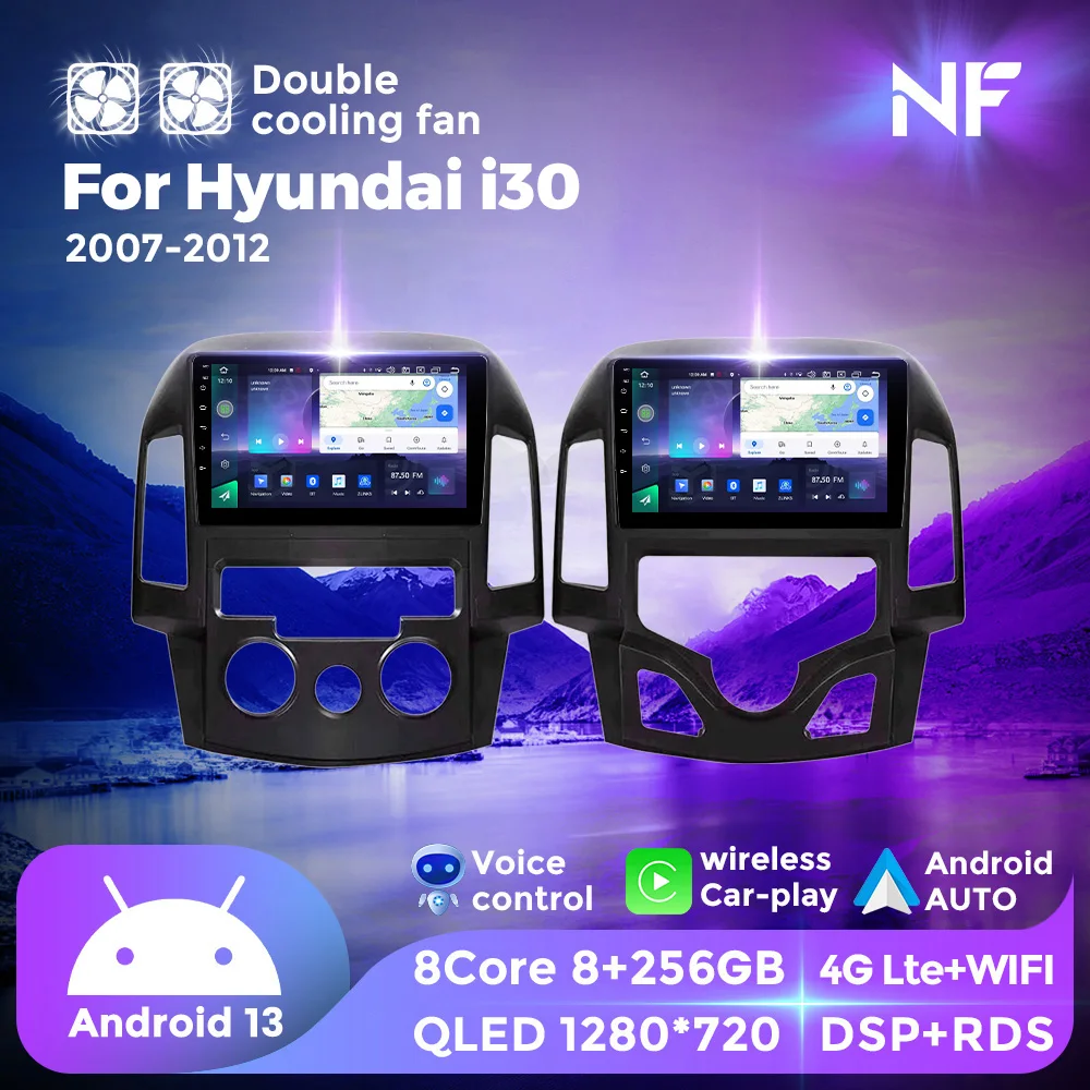 NF Dual Cooling Fan Android All in One For Hyundai i30 1 FD 2007 - 2012 Car Radio Multimedia Player GPS MAP For Wireless Carplay
NF Dual Cooling Fan Android All in One For Hyundai i30 1 FD 2007 - 2012 Car Radio Multimedia Player GPS MAP For Wireless Carplay