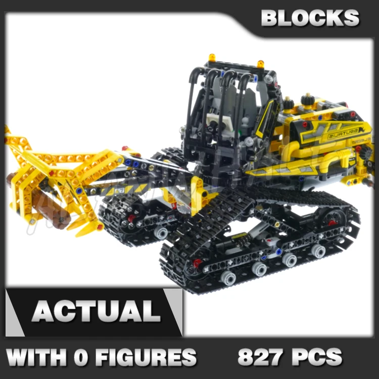 827pcs 2in1 Technical Tracked Loader Dumper Working Boom Claw Winch Tracks 11300 Building Block toy Compatible with Model
827pcs 2in1 Technical Tracked Loader Dumper Working Boom Claw Winch Tracks 11300 Building Block toy Compatible with Model