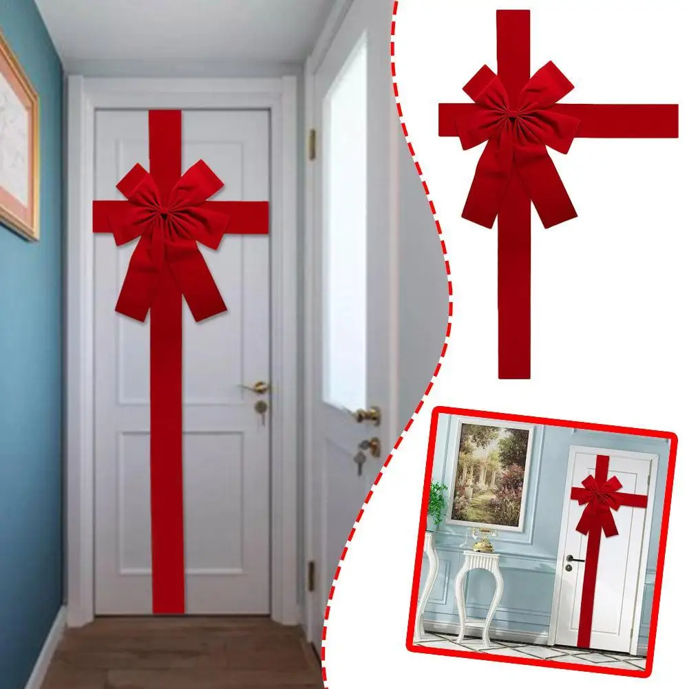 Christmas Front Door DIY Decorations Big Ribbon Bow Red Redbow Hanging Door Red Bows Wedding New Year 2025 Home Ornaments
Christmas Front Door DIY Decorations Big Ribbon Bow Red Redbow Hanging Door Red Bows Wedding New Year 2025 Home Ornaments