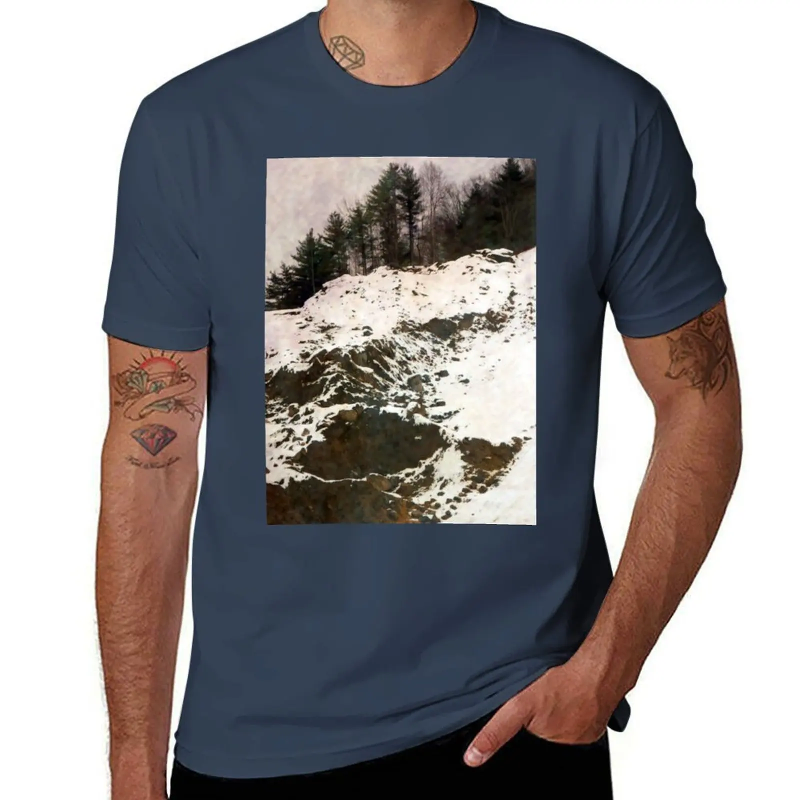 Chasing Andrew Wyeth T-Shirt Classic Basic Casual T-Shirt
Chasing Andrew Wyeth T-Shirt Classic Basic Casual T-Shirt