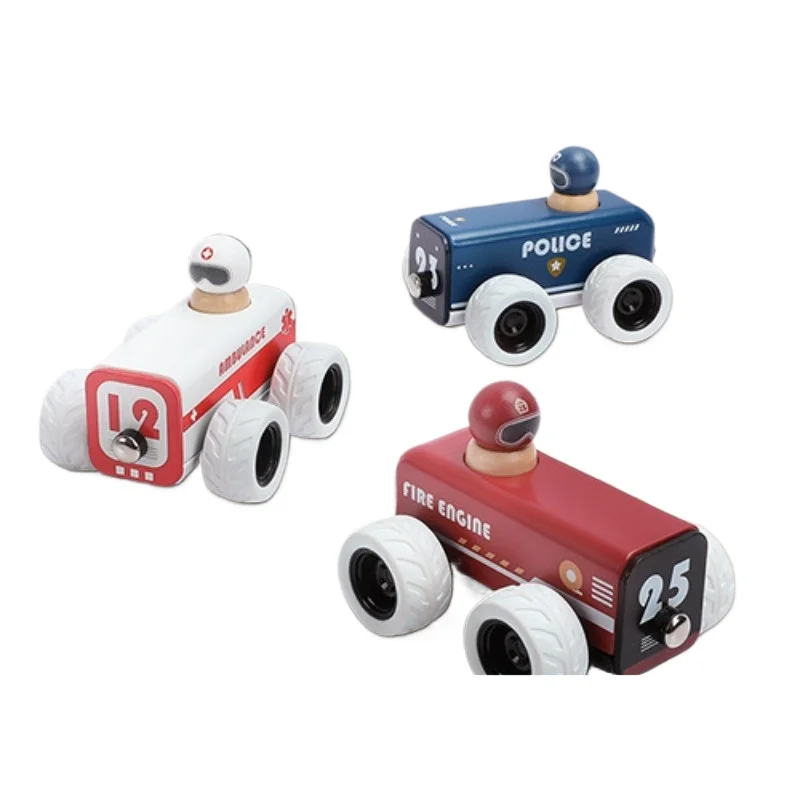 Children's wooden toy car, fire truck, police car, ambulance, wooden warrior car, birthday gift for boys and girls.
Children's wooden toy car, fire truck, police car, ambulance, wooden warrior car, birthday gift for boys and girls.