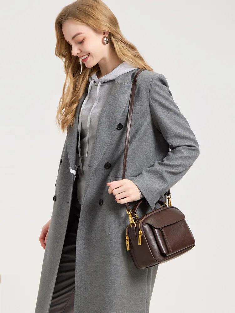 Женская сумка из натуральной кожи ручной работы, большая вместительная сумка через плечо из натуральной кожи, универсальная женская сумка
Женская сумка из натуральной кожи ручной работы, большая вместительная сумка через плечо из натуральной кожи, универсальная женская сумка