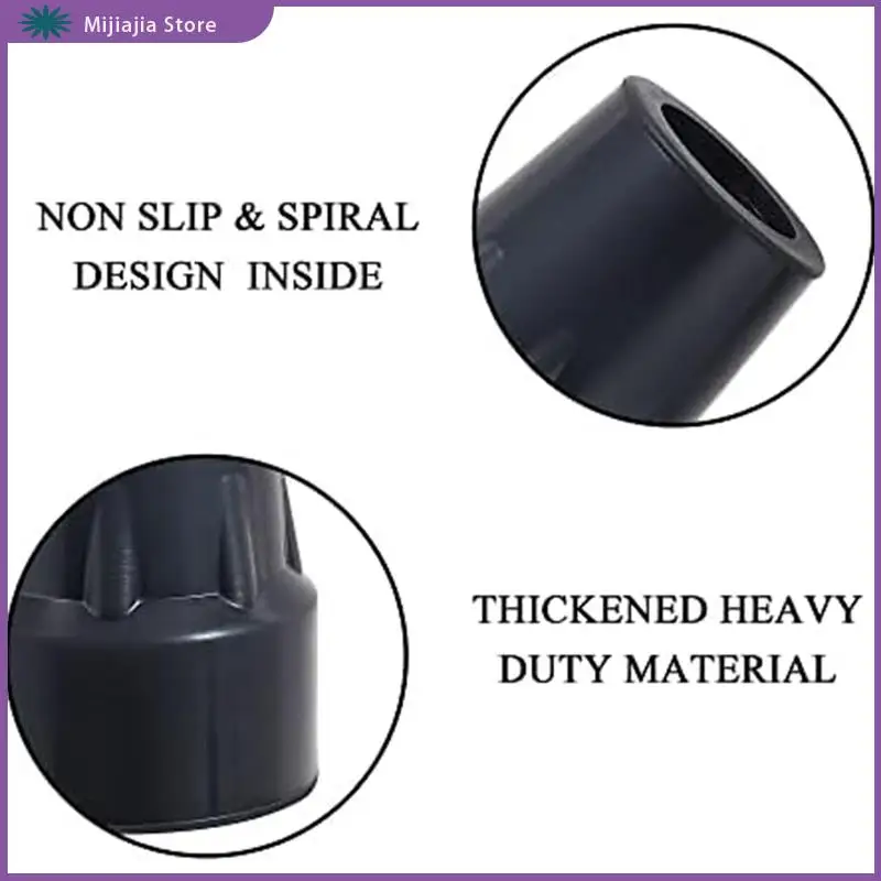 Crutch Tips Set Kit 1Inch Heavy Duty Non-Slip Rubber Cane Tips Set Replacement Cane Foot Caps, Crutch Pads, 6 PCS
Crutch Tips Set Kit 1Inch Heavy Duty Non-Slip Rubber Cane Tips Set Replacement Cane Foot Caps, Crutch Pads, 6 PCS