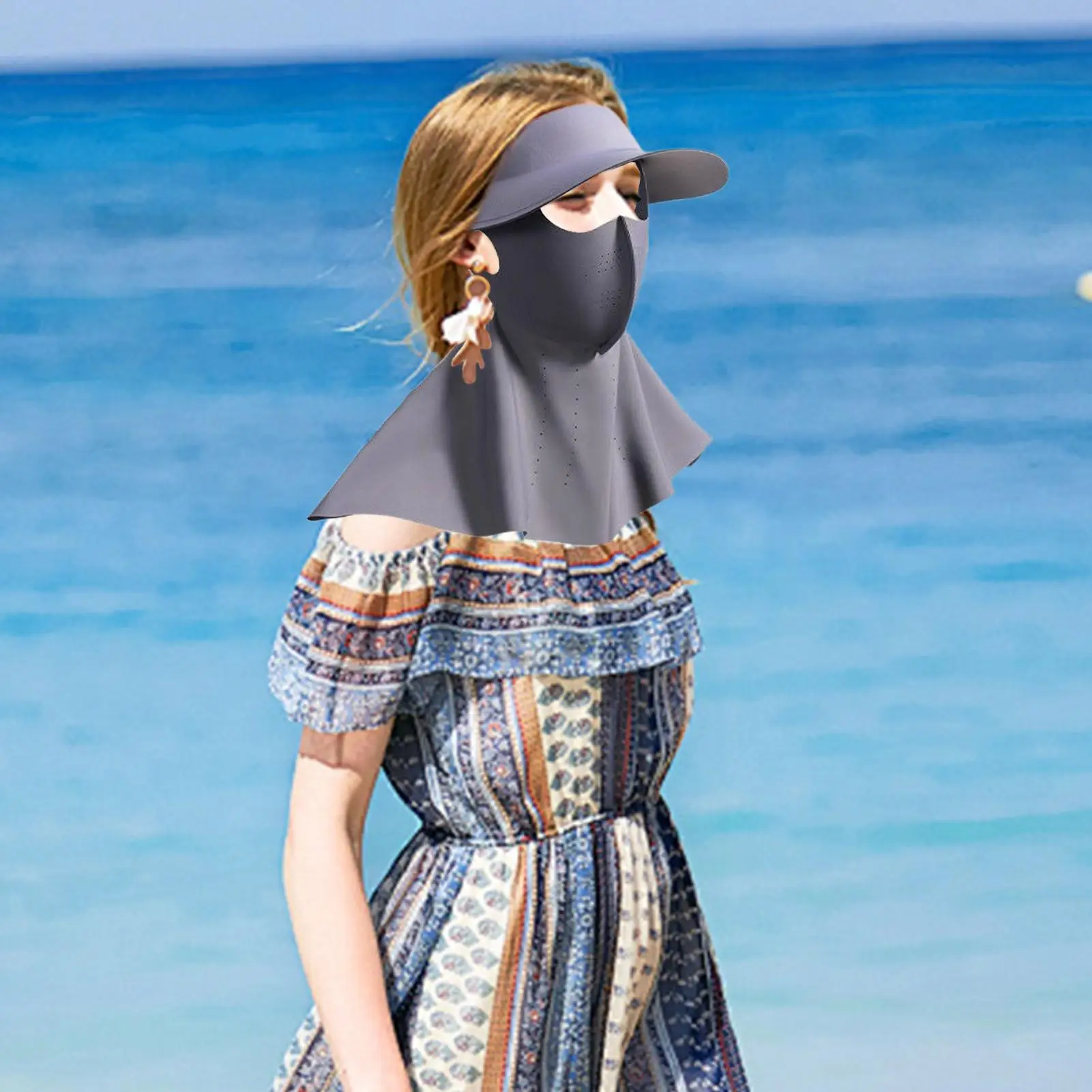 Face Covering For Sun Protection Full Face Cover UPF 50 UV Protector For Women Fishing Camping Beach Travel Hiking Cycling
Face Covering For Sun Protection Full Face Cover UPF 50 UV Protector For Women Fishing Camping Beach Travel Hiking Cycling