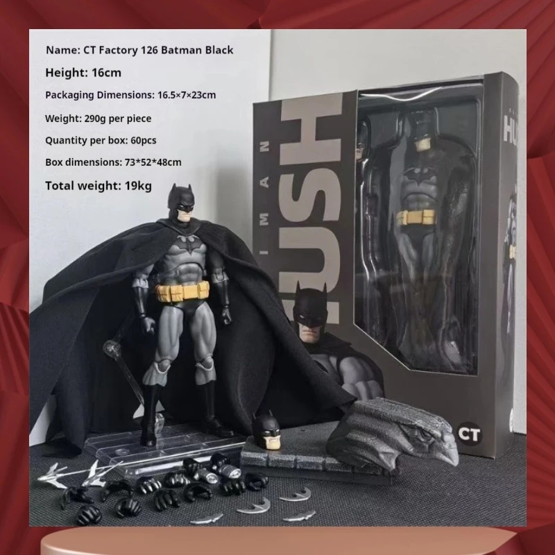 Hot 16cm Ct Mafex 126 Batman Hush Black Dc Comic Version Justice League Ko Articulated Action Figure Collectible Model For Adult
Hot 16cm Ct Mafex 126 Batman Hush Black Dc Comic Version Justice League Ko Articulated Action Figure Collectible Model For Adult