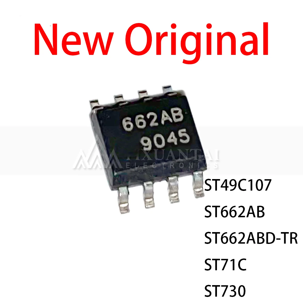 10pcs SOP8 ST49C107 ST662AB ST662ABD-TR ST71C ST730 49C107 662AB 662ABD-TR ST71C 730 SOP-8New
10pcs SOP8 ST49C107 ST662AB ST662ABD-TR ST71C ST730 49C107 662AB 662ABD-TR ST71C 730 SOP-8New