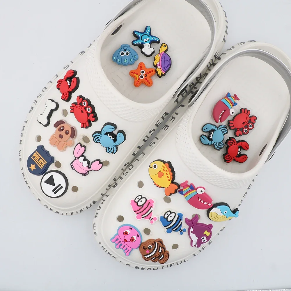 1 Piece Shoe Accessories Charms Cartoon Cute Marine Animals Shoe Buckles Decoration Whale Jellyfish Ornament Adult Children Gift
1 Piece Shoe Accessories Charms Cartoon Cute Marine Animals Shoe Buckles Decoration Whale Jellyfish Ornament Adult Children Gift