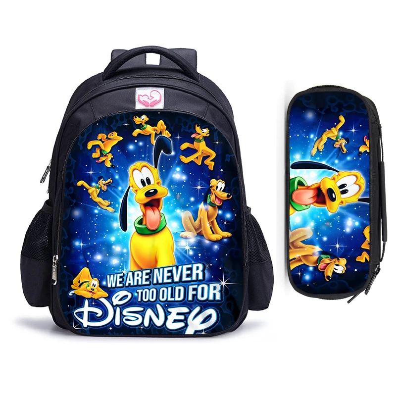 16 Inch Cartoon Pluto Mickey Backpack Boy Girl School Shoulder Bag Student Children School Bags College Rucksack Mochila
16 Inch Cartoon Pluto Mickey Backpack Boy Girl School Shoulder Bag Student Children School Bags College Rucksack Mochila