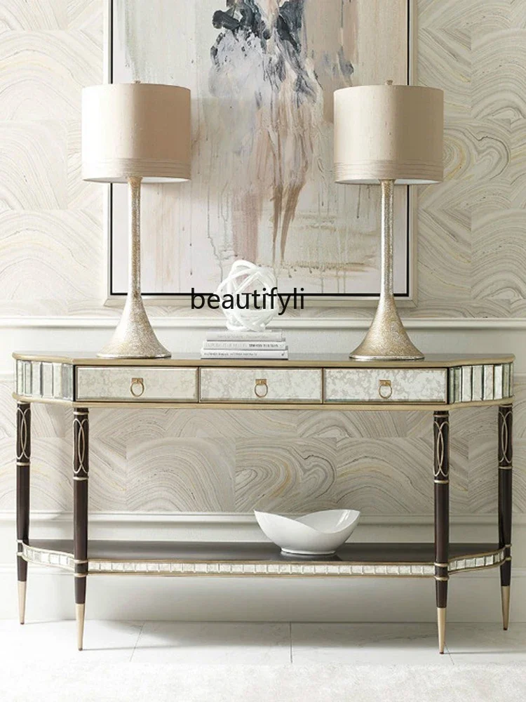 Cy American Light Luxury Console Tables Simple Modern Wall Decoration Side View Wall Entrance a Long Narrow Table Table Corridor
Cy American Light Luxury Console Tables Simple Modern Wall Decoration Side View Wall Entrance a Long Narrow Table Table Corridor